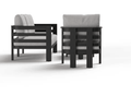 Ada Luxury Aluminium Corner Sofa with Coffee Table - The Outlet Home
