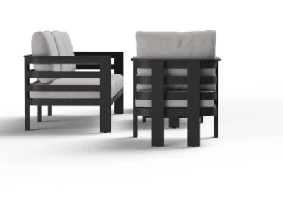 Ada Luxury Aluminium Corner Sofa with Coffee Table - The Outlet Home