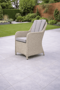 Antigua 8 Seat Oval Dining Set with Fire Pit - Delivery January 2026 - The Outlet Home