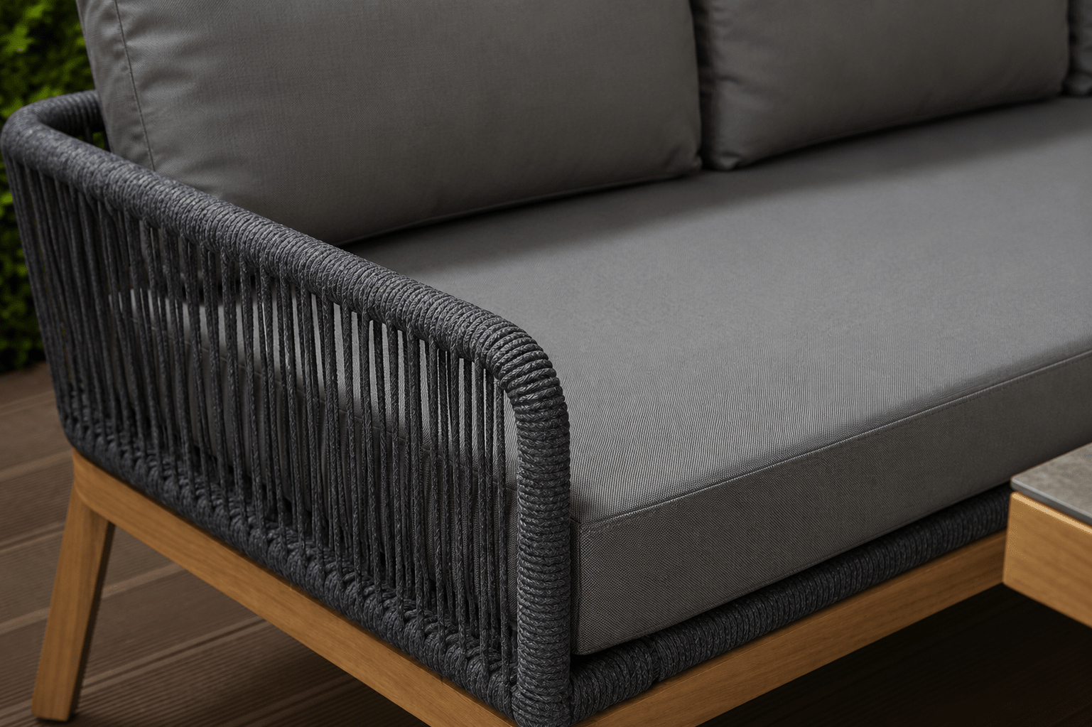 Harper Luxury Corner Sofa with Fire Pit Dining Table - The Outlet Home