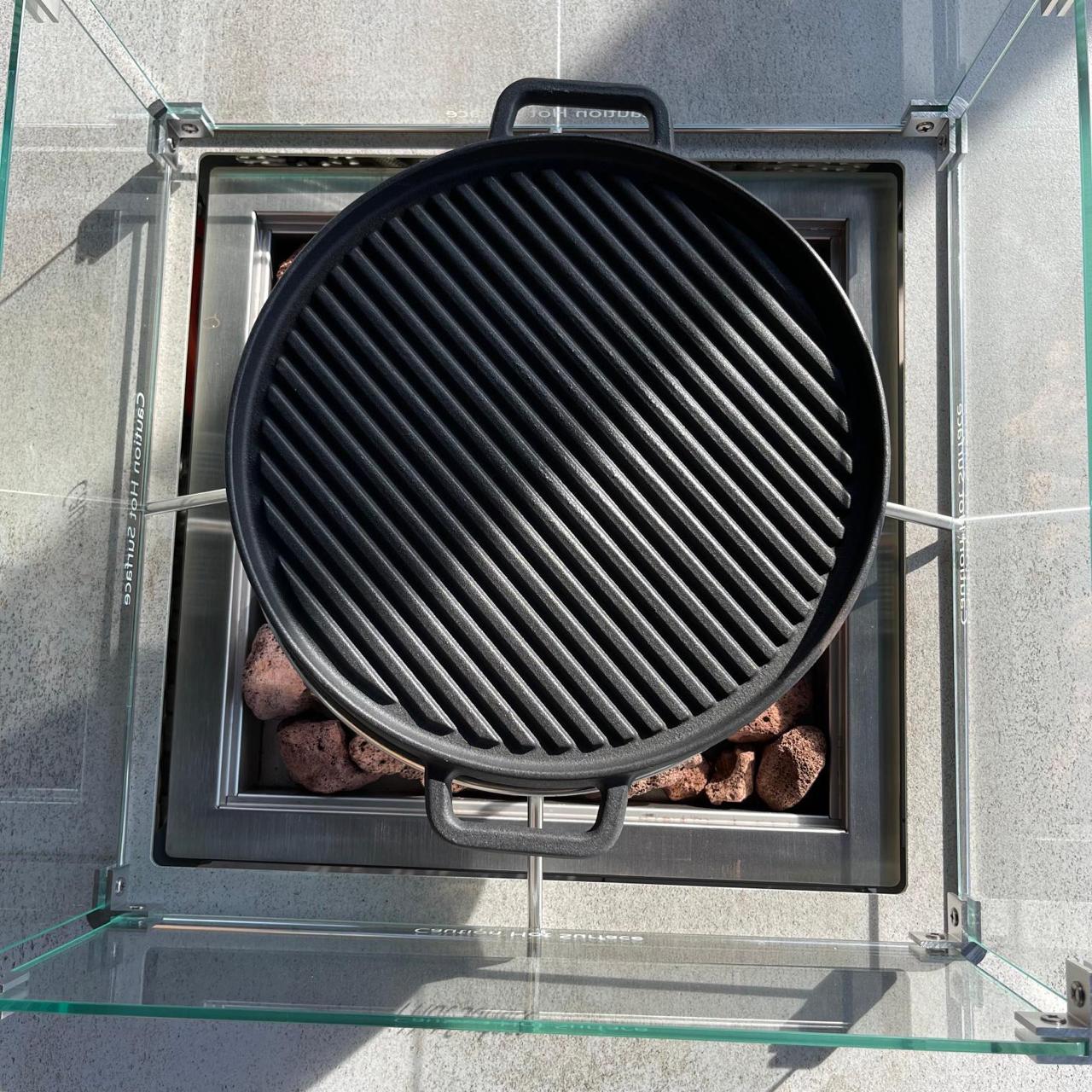 Round Griddle for Fire Pit - The Outlet Home
