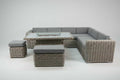 Santa Monica Luxury Edition with Rise & Fall Fire Pit Table - RE - ORDER DUE MARCH 2026 - NEW SEASON BUNDLE BUSTER - INCLUDES FREE PARASOL WITH WEIGHTS AND FREE COVER! - The Outlet Home