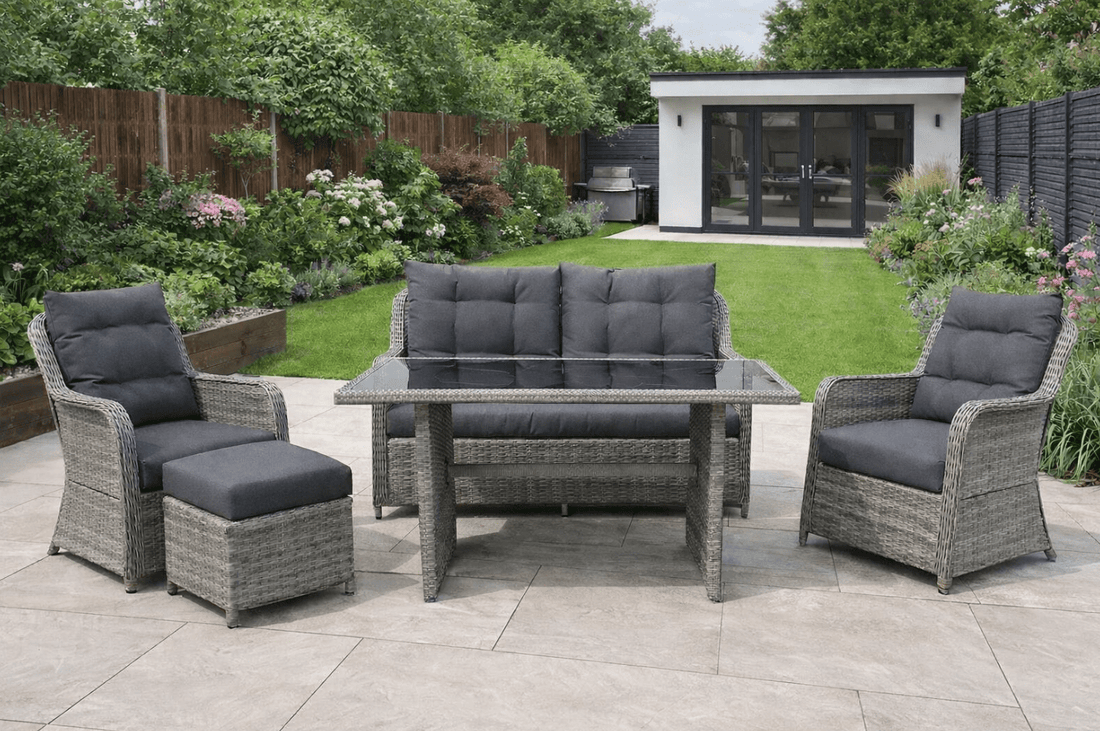 Windemere Luxury 6 Seater Sofa Dining Set - The Outlet Home